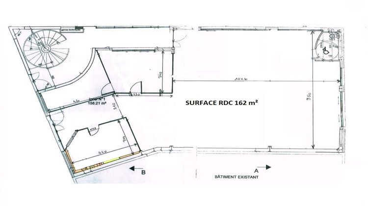 Ma-Cabane - Location Local commercial SAINT GELY DU FESC, 161 m²