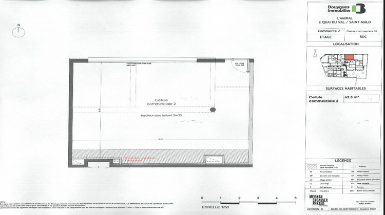 Ma-Cabane - Location Local commercial SAINT-MALO, 63 m²