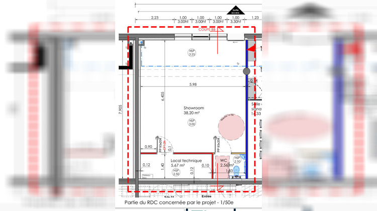 Ma-Cabane - Location Local commercial SAINT-MALO, 47 m²