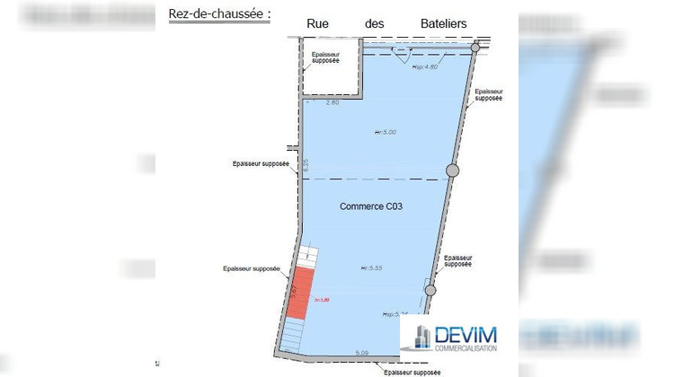 Ma-Cabane - Location Local commercial Saint-Ouen, 161 m²