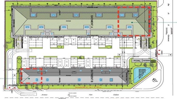 Ma-Cabane - Location Local commercial Saint-Ouen-l'Aumône, 599 m²