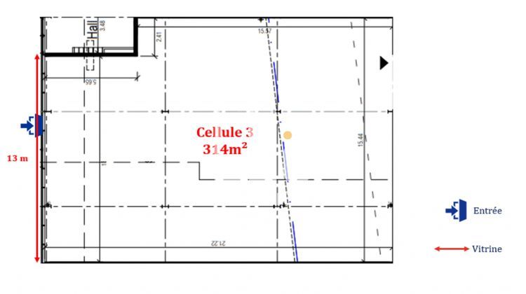 Ma-Cabane - Location Local commercial Tours, 314 m²