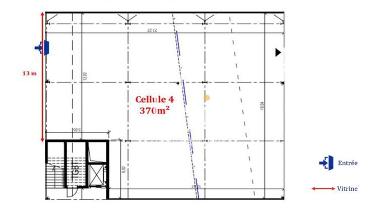 Ma-Cabane - Location Local commercial Tours, 370 m²