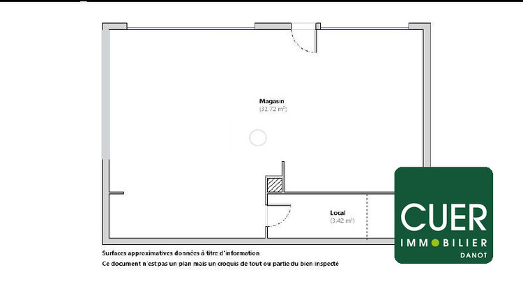 Ma-Cabane - Location Local commercial VALENCE, 36 m²