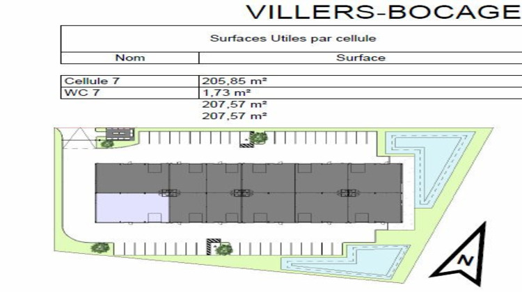 Ma-Cabane - Location Local commercial Villers-Bocage, 202 m²