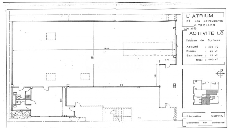 Ma-Cabane - Location Local commercial Vitrolles, 490 m²
