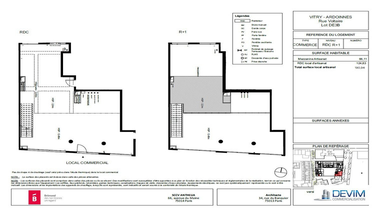 Ma-Cabane - Location Local commercial Vitry-sur-Seine, 163 m²