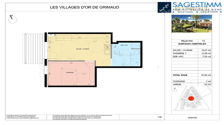 Ma-Cabane - Location Maison GRIMAUD, 37 m²