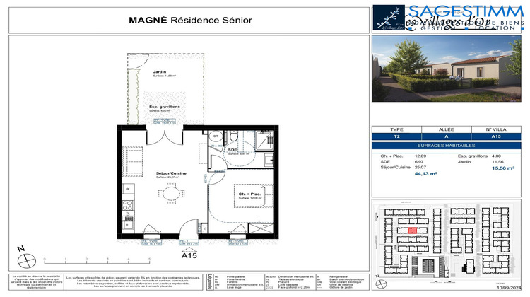 Ma-Cabane - Location Maison Magné, 44 m²