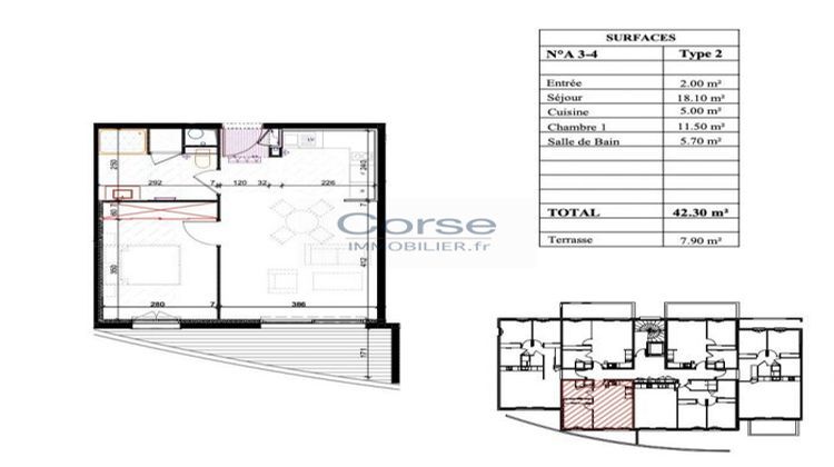 Ma-Cabane - Neuf Appartement Ajaccio, 42 m²