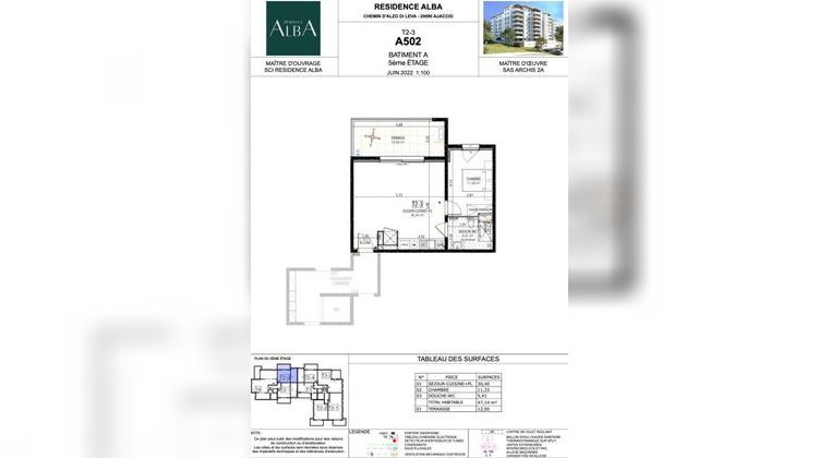 Ma-Cabane - Neuf Appartement Ajaccio, 47 m²