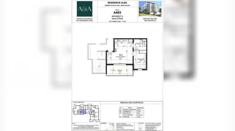 Ma-Cabane - Neuf Appartement Ajaccio, 42 m²