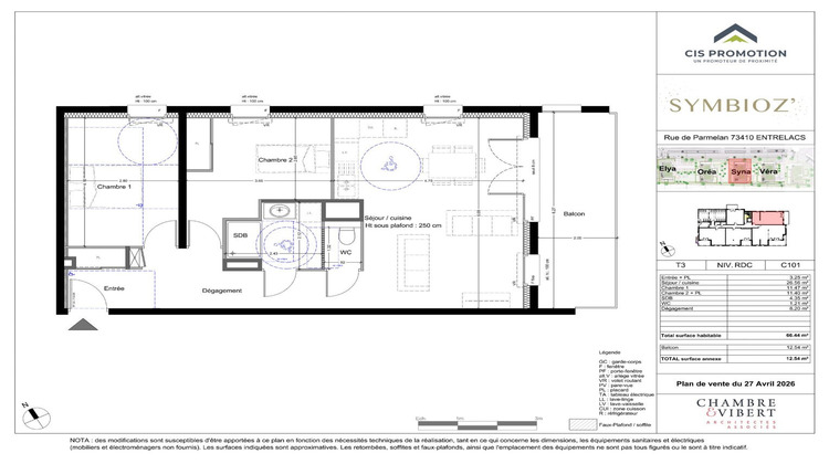 Ma-Cabane - Neuf Appartement ALBENS, 66 m²