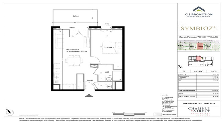 Ma-Cabane - Neuf Appartement ALBENS, 43 m²