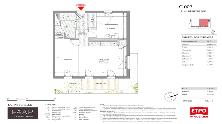 Ma-Cabane - Neuf Appartement Angers, 61 m²