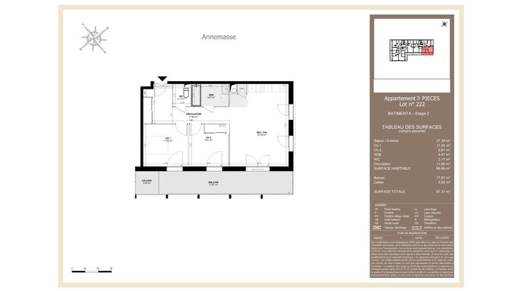 Ma-Cabane - Neuf Appartement ANNEMASSE, 66 m²