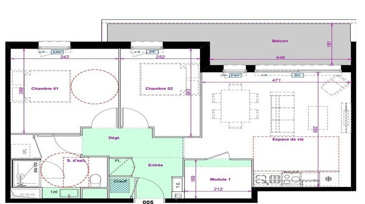 Ma-Cabane - Neuf Appartement Argeles plage, 62 m²