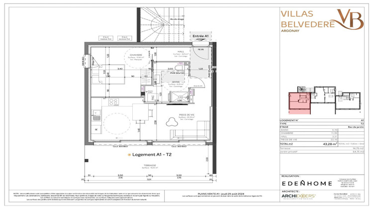 Ma-Cabane - Neuf Appartement ARGONAY, 43 m²