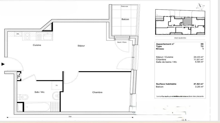 Ma-Cabane - Neuf Appartement Aubervilliers, 42 m²
