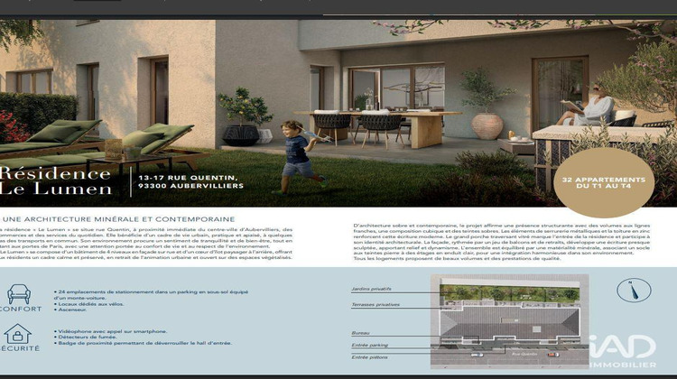Ma-Cabane - Neuf Appartement Aubervilliers, 57 m²