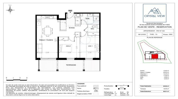 Ma-Cabane - Neuf Appartement Auron, 69 m²