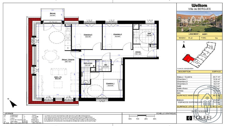 Ma-Cabane - Neuf Appartement Bergues, 85 m²