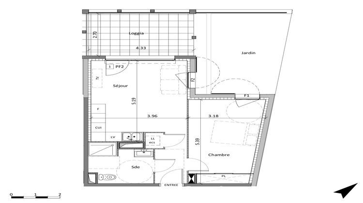 Ma-Cabane - Neuf Appartement Béziers, 45 m²