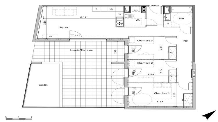 Ma-Cabane - Neuf Appartement Béziers, 81 m²