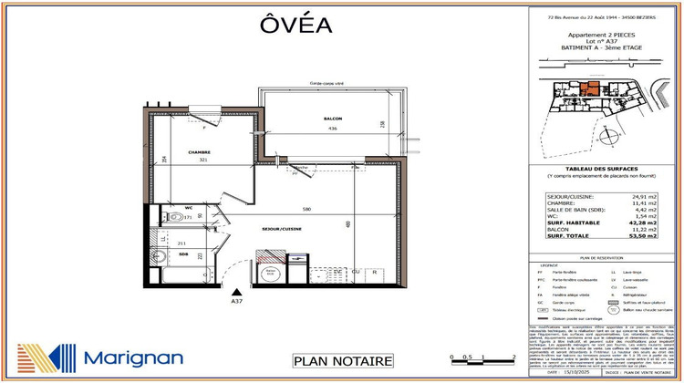 Ma-Cabane - Neuf Appartement BEZIERS, 42 m²