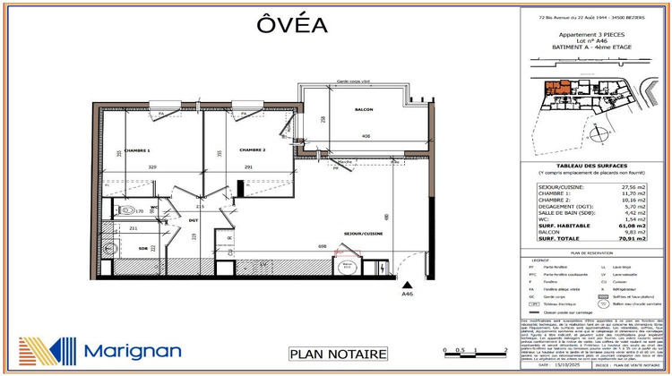 Ma-Cabane - Neuf Appartement BEZIERS, 61 m²