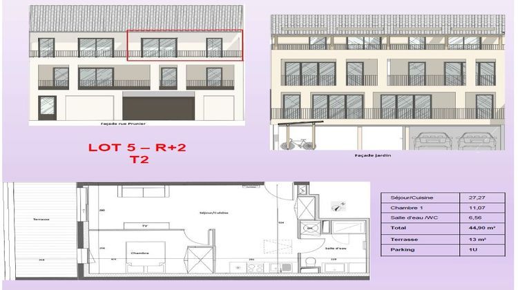 Ma-Cabane - Neuf Appartement BORDEAUX, 44 m²