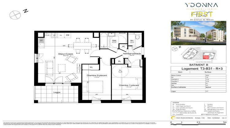 Ma-Cabane - Neuf Appartement Bourg-en-Bresse, 58 m²