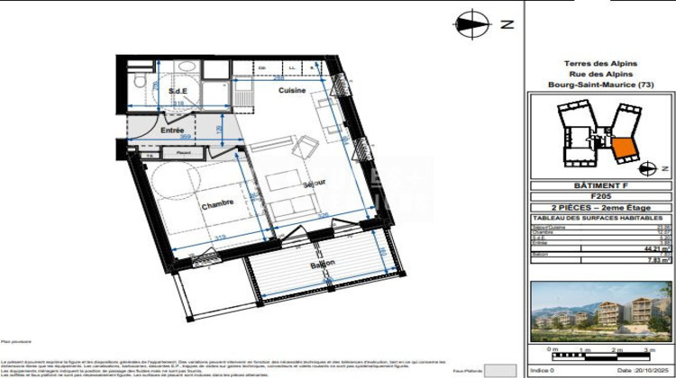 Ma-Cabane - Neuf Appartement Bourg-Saint-Maurice, 44 m²