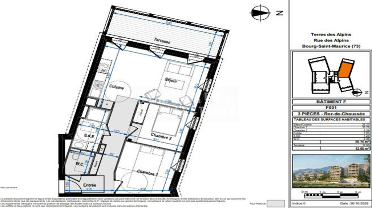 Ma-Cabane - Neuf Appartement Bourg-Saint-Maurice, 59 m²