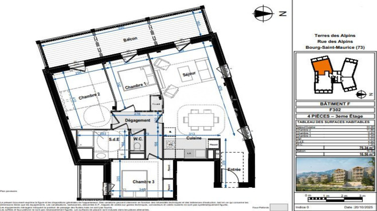 Ma-Cabane - Neuf Appartement Bourg-Saint-Maurice, 75 m²