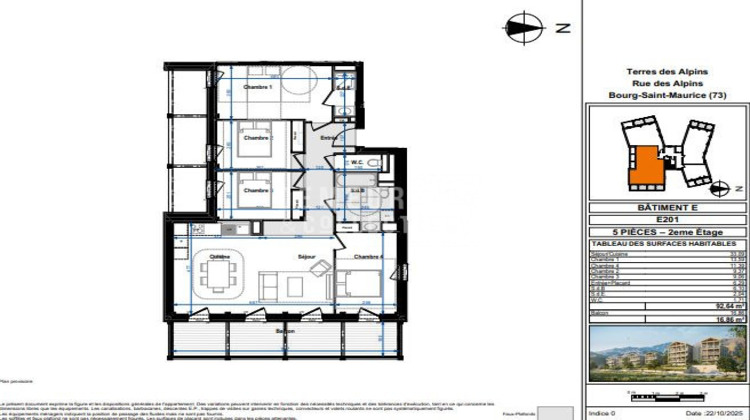 Ma-Cabane - Neuf Appartement Bourg-Saint-Maurice, 92 m²