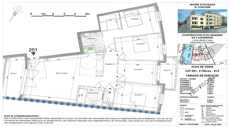 Ma-Cabane - Neuf Appartement BRY-SUR-MARNE, 95 m²