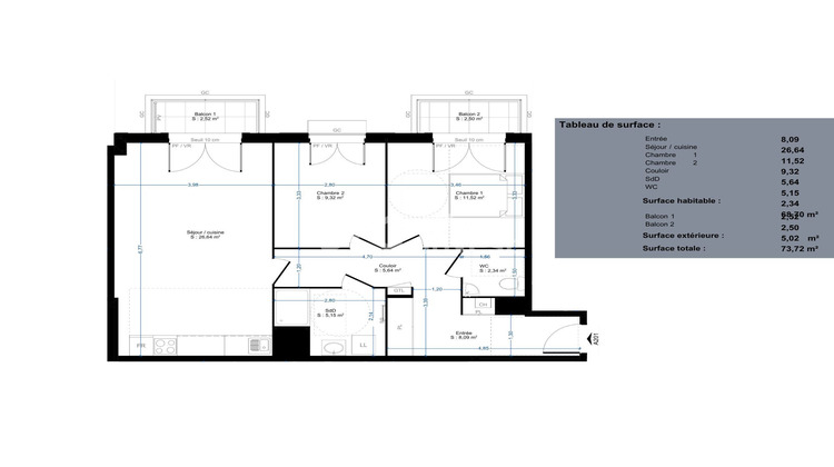 Ma-Cabane - Neuf Appartement Bry-sur-Marne, 68 m²