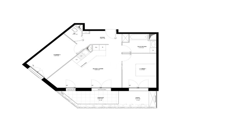 Ma-Cabane - Neuf Appartement Bussy-Saint-Georges, 64 m²