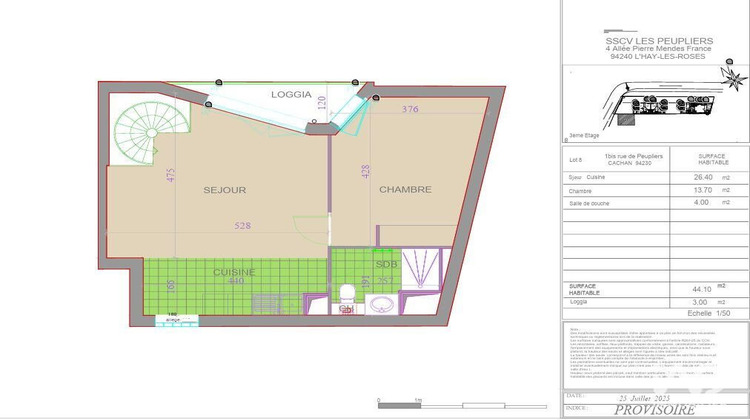 Ma-Cabane - Neuf Appartement Cachan, 50 m²
