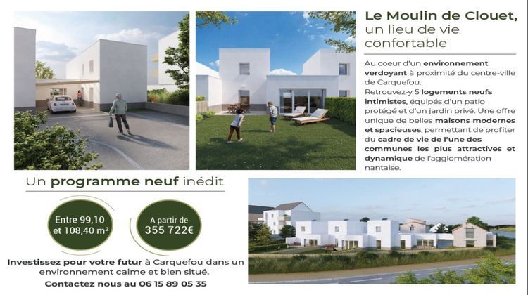 Ma-Cabane - Neuf Appartement CARQUEFOU, 98 m²