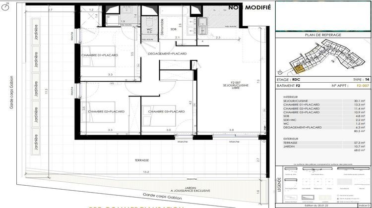 Ma-Cabane - Neuf Appartement CASTRIES, 80 m²