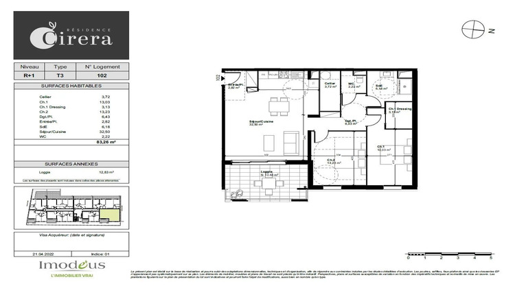 Ma-Cabane - Neuf Appartement Céret, 83 m²