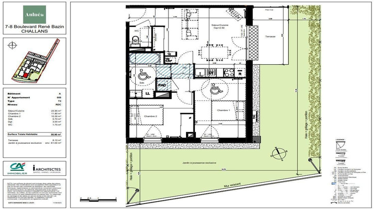 Ma-Cabane - Neuf Appartement Challans, 56 m²