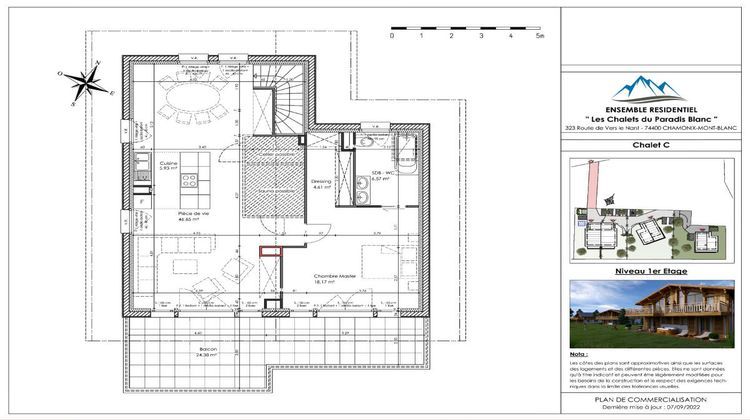 Ma-Cabane - Neuf Appartement CHAMONIX-MONT-BLANC, 166 m²