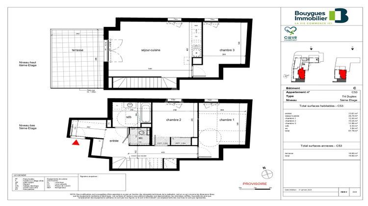 Ma-Cabane - Neuf Appartement CHAMPIGNY-SUR-MARNE, 81 m²