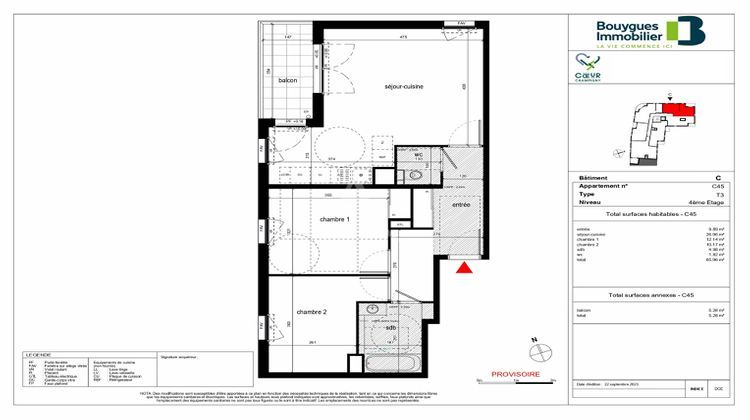 Ma-Cabane - Neuf Appartement CHAMPIGNY-SUR-MARNE, 65 m²