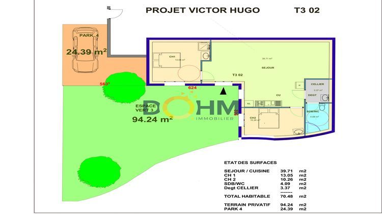 Ma-Cabane - Neuf Appartement Cognin, 70 m²