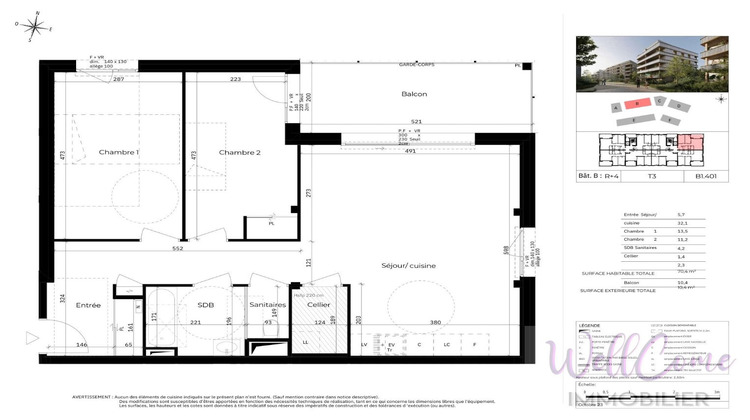 Ma-Cabane - Neuf Appartement COGNIN, 70 m²