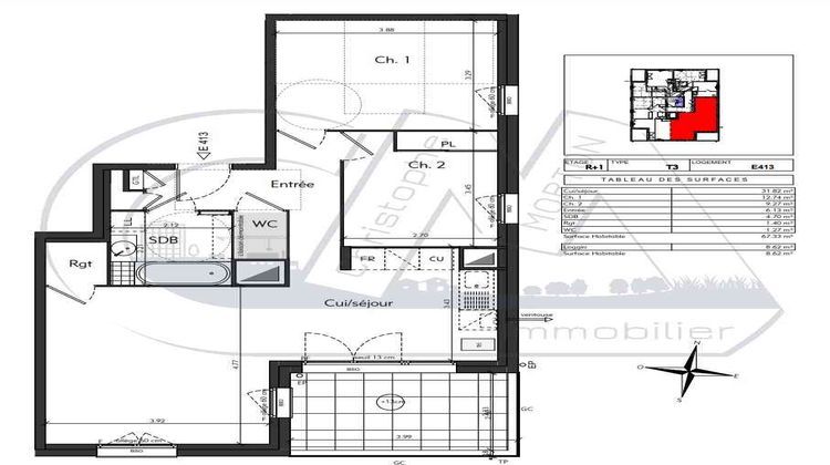 Ma-Cabane - Neuf Appartement CRAPONNE, 67 m²